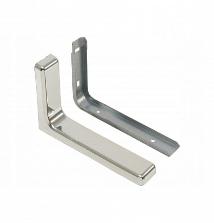 Кронштейн декоративный Tech-Krep 180х25 мм хром