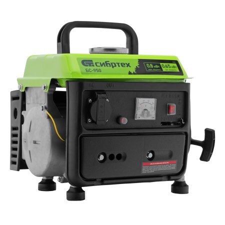 Генератор бензиновый Сибртех БС 950 0,65кВт
