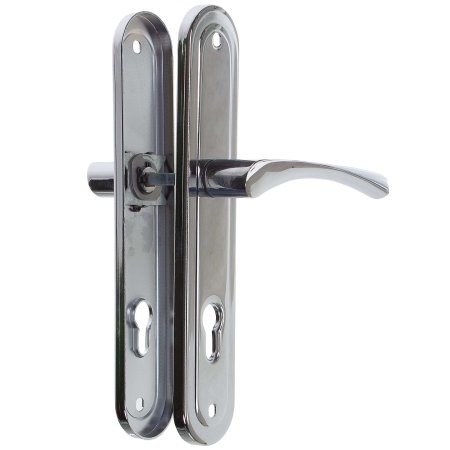 Ручка дверная на планке Apecs HP-85.0423-CR универсальная