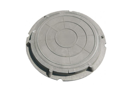 Люк канализационный тип ЛМ 725/565/45/25 мм серый