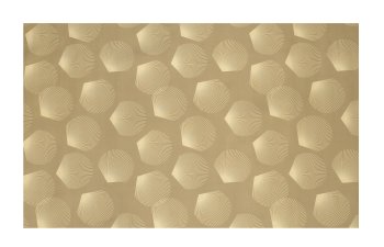 Клеенка ПВХ 20х 1,4м Ultra Ракушка цвет золото