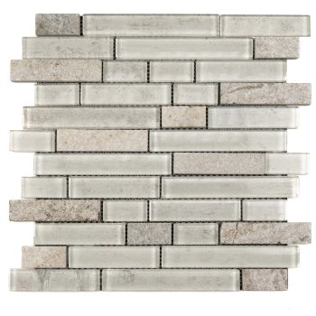 Мозаика Scarp White белый TN08