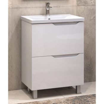 Тумба напольная ЭНЕРДЖИ 56х56х43,1см цвет белый Тумба напольная ЭНЕРДЖИ 56х56х43,1см цвет белый