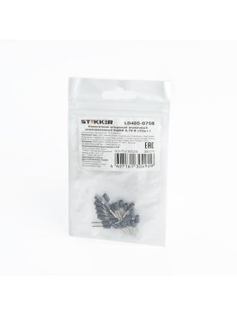 Наконечник кабельный наконечник кабельный НШВИ 0,75уп.25шт. латунь STEKKER