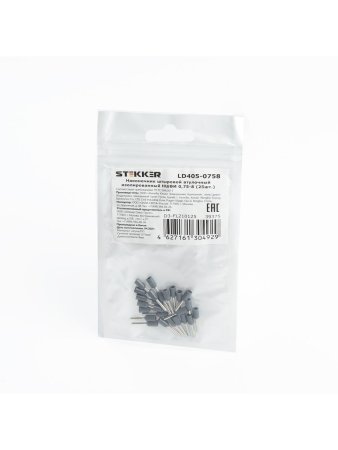 Наконечник кабельный наконечник кабельный НШВИ 0,75уп.25шт. латунь STEKKER