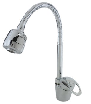 Смеситель для кухни одноручный с гибким изливом КЛЕВЕР ONIKS  цвет хром Смеситель для кухни одноручный с гибким изливом КЛЕВЕР ONIKS  цвет хром