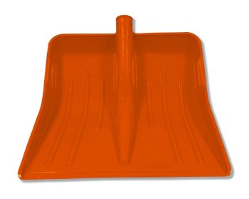 Лопата снеговая деревянный черенок 42х 42см Сибполимер