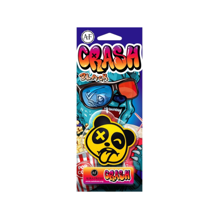 Ароматизатор на дефлектор полимерный Aura fresh Crash Black