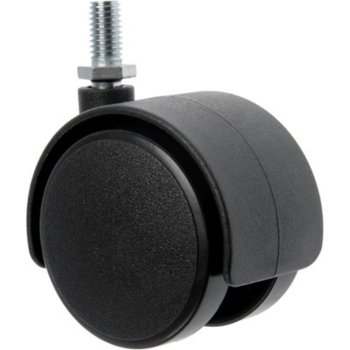 Колесо поворотное без тормоза Ø50 мм на резьбе М10