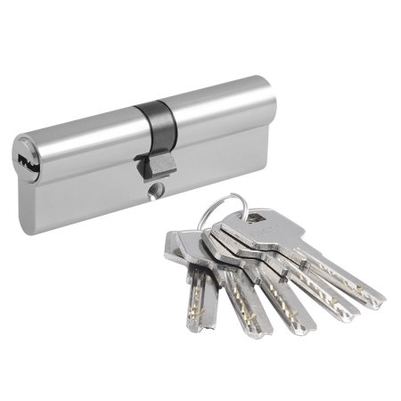 Механизм цилиндровый ключ/ключ ЛП-90 (45-45) хром 90х17мм