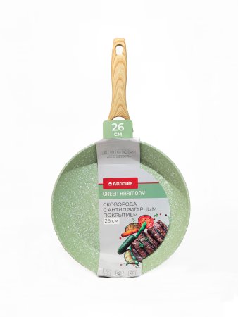 Сковорода Attribute GREEN HARMONY Ø26см h5,2см