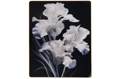 Картина с эпоксидной смолой Цветы 50х 40см