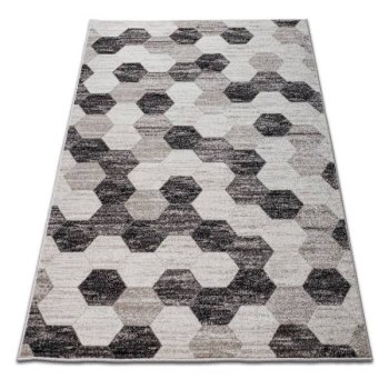 Ковер интерьерный Агата овал 3х2м серый