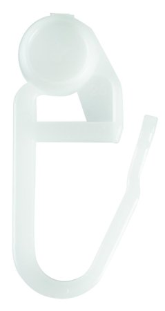 Крючок роликовый белый 20 шт.