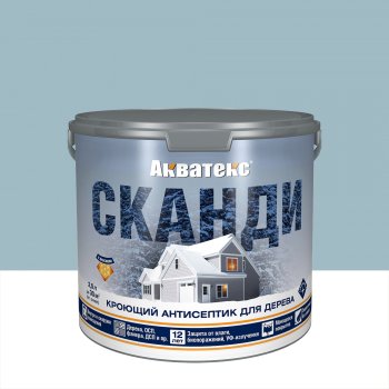 Антисептик Акватекс Сканди декоративный северное море 2,5 л