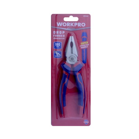 Плоскогубцы 180мм двухкомпонентные рукоятки