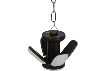 Фонарь светодиодный кемпинговый ЭРА 10Вт Комета черный+белый