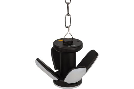 Фонарь светодиодный кемпинговый ЭРА 10Вт Комета черный+белый