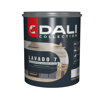 Краска водно-дисперсионная Dali Collection LAVADO 7 моющаяся основа С 0,9 л