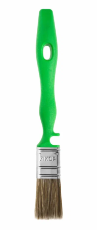 Кисть флейцевая Акор 25х 12мм по дереву смешанная щетина щетина