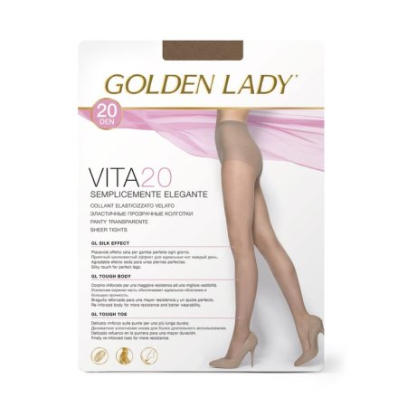 Колготки Golden Lady Vita Melon 20den р.5 цвет телесный