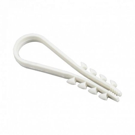 Дюбель-хомут КВТ круглый 5-10мм полиамид белый 100шт.