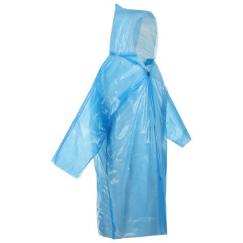 Дождевик-плащ универсальный 110х63 см зеленый/голубой