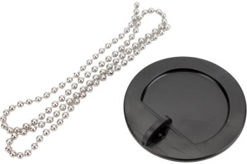 Пробка для ванны с цепочкой 43мм ПВХ Пробка для ванны с цепочкой 43мм ПВХ