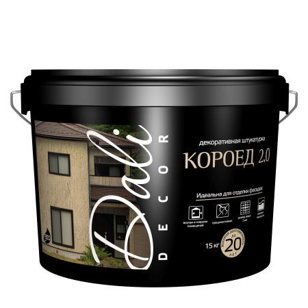 Штукатурка декоративная DALI-DECOR короед 15 кг