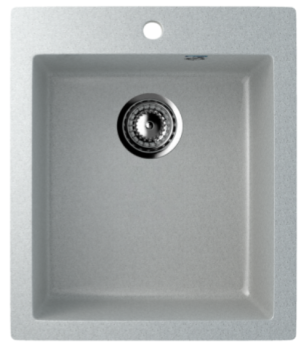 Мойка врезная Ulgran-404-310 искусственный камень 50х42х19см серый