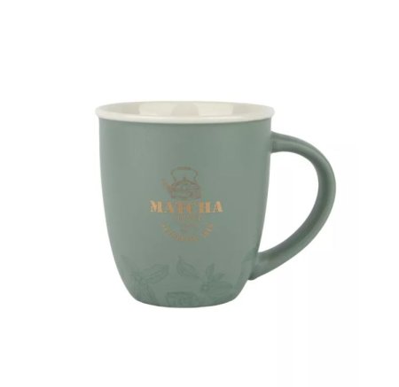 Кружка Matcha 410мл фарфор цвет зеленый