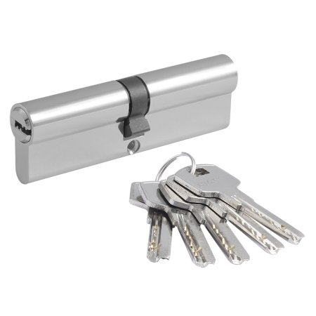 Механизм цилиндровый ключ/ключ хром 100х17мм