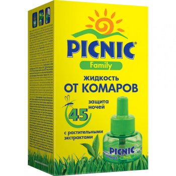 Жидкость для фумигатора от комаров Picnic Family 30мл