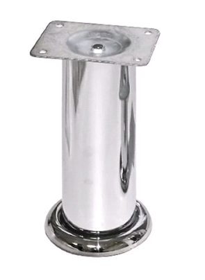 Ножка нерегулируемая Ø50 мм 100мм Хром