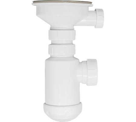 Сифон MasterProf для кухни 3 1/2" 40 мм 500 мм без перелива