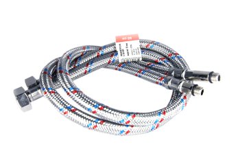 Гибкая подводка FT GROUP для смесителя 60см 1/2"x M10 нержавеющая сталь штуцер-гайка