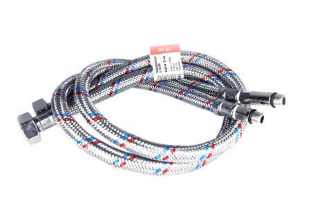 Гибкая подводка FT GROUP для смесителя 60см 1/2"x M10 нержавеющая сталь штуцер-гайка