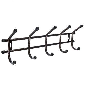 Вешалка настенная Антик 5 крючков цвет медный