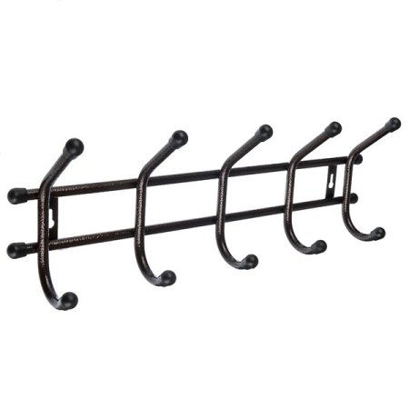 Вешалка настенная Антик 5 крючков цвет медный