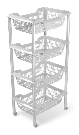 Этажерка Martika Джета 880х440х300мм цвет серый