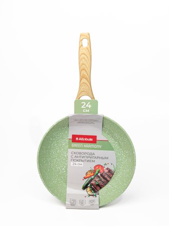 Сковорода Attribute GREEN HARMONY Ø24см h4,8см