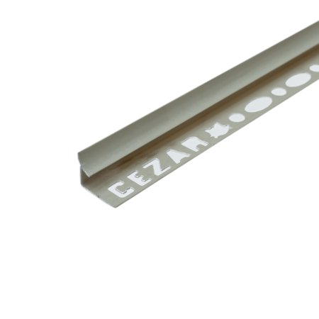 Профиль для плитки внутренний 9 мм Слоновая кость 2,5 п.м