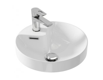 Раковина Cersanit CREA фарфор 375мм круглая  цвет белый