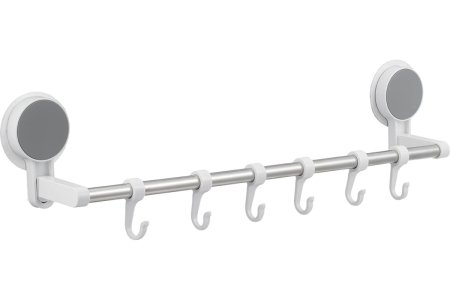 Планка с 6 крючками Light  цвет белый