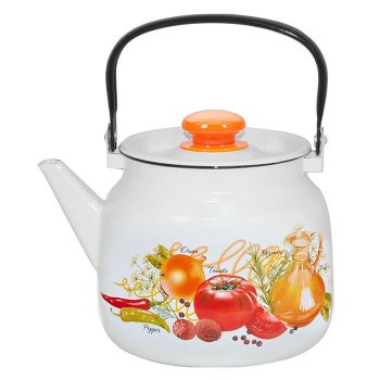 Чайник  Лысьвенские эмали 3,5л эмалированная сталь Чайник  Лысьвенские эмали 3,5л эмалированная сталь