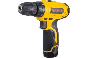 Дрель-шуруповерт аккумуляторная Eurolux ДА-12/2 Li-lon 12В 2x1,5Ач 13Нм