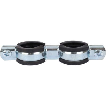 Хомут с дюбелем и шурупом STOUT d3/4" 1 шт цвет хром