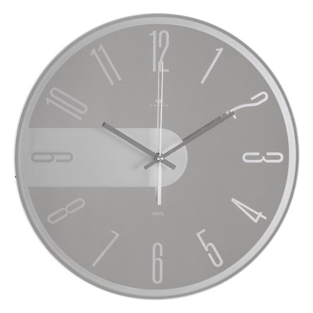 Часы настенные  Стиль Ø39см цвет серебряный