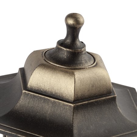 Светильник садово-парковый настенный ЭРА НБУ 06 "Леда 1" бронза E27 1х60Вт