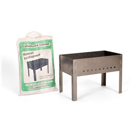 Мангал складной 10922-0111 38х24х28 см 1 мм